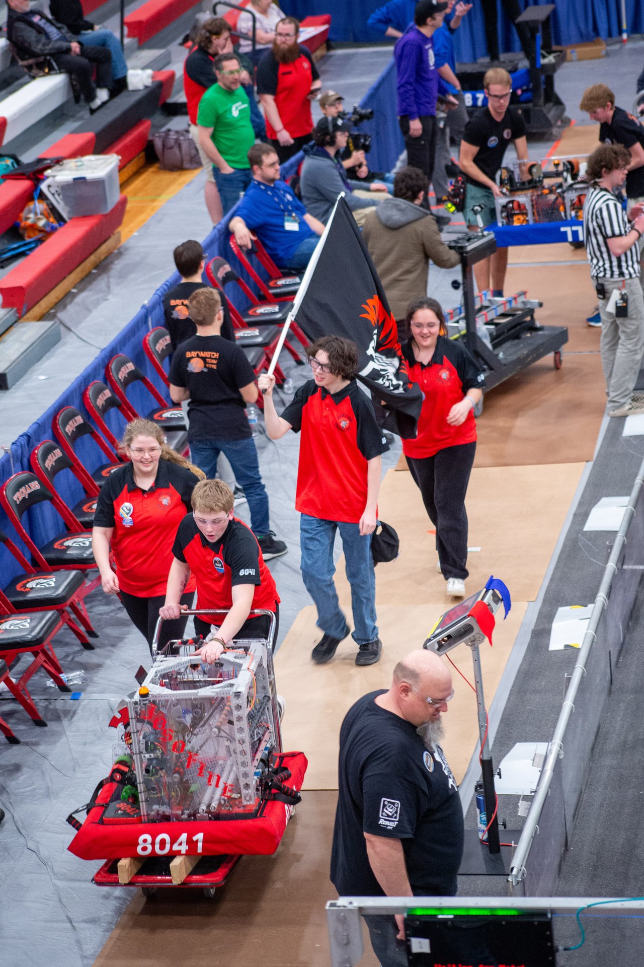 Ultrabots team rolling out Josephine at Lake City Event